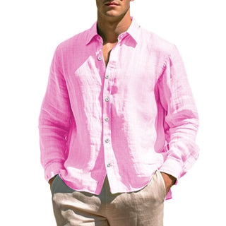 Camisa casual de lino