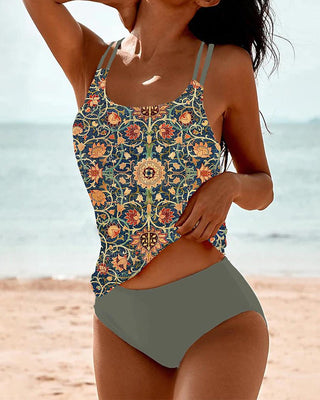 Ainhoa ™ | Tankini impreso con doble tirante