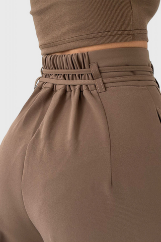 Sophie Pantalones de pierna ancha con cordones
