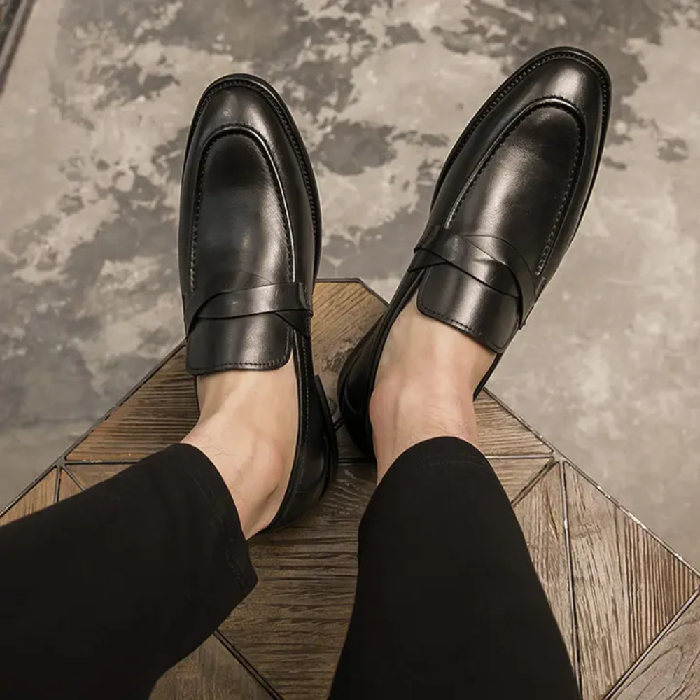 Mocasines de piel Chic