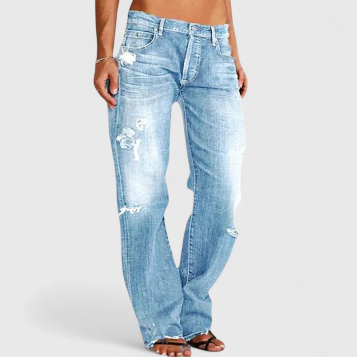 Lianette™ | Jeans Rasgados de Mujer
