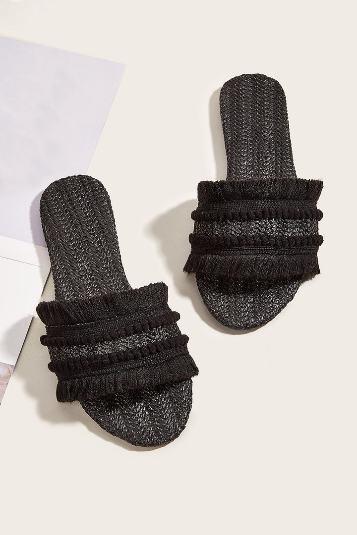 Zapatillas con Flecos