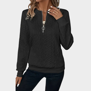 Zoey™ | Jersey de Punto con Cremallera Suave
