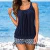 Nikita™ | Tankini a rayas simples de corte boxer
