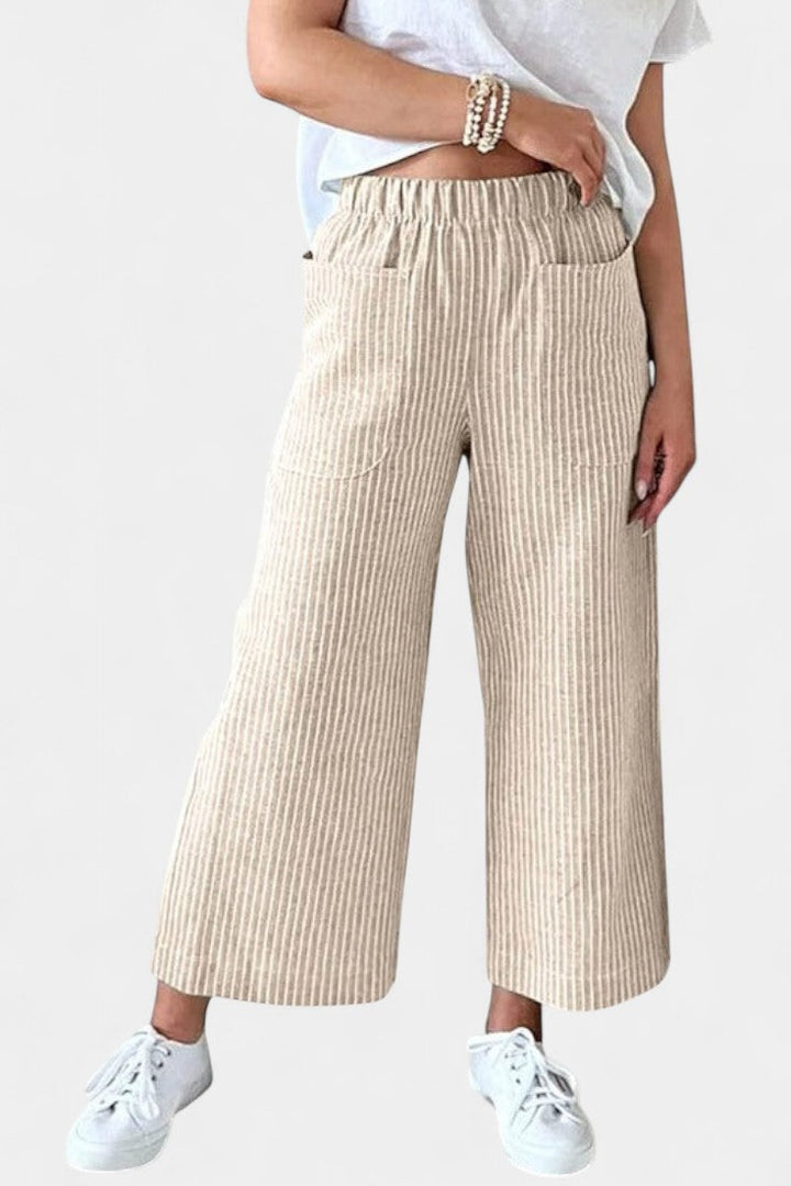 Lumiere Pantalones Livianos de Corte Relajado