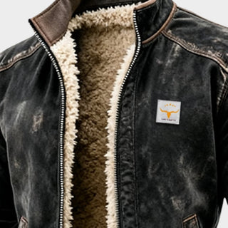 Ricardo™ | Chaqueta con aspecto de cuero y diseño distintivo