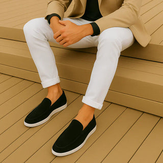 Mocasines casuales de ante