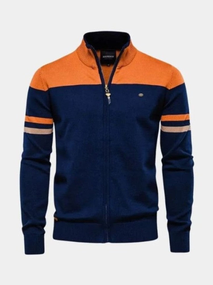 Anders™ | Cardigan de punto con cierre de cremallera