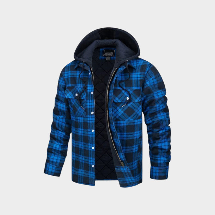 Asger™ | Chaqueta cálida para hombre de mezcla premium de lana