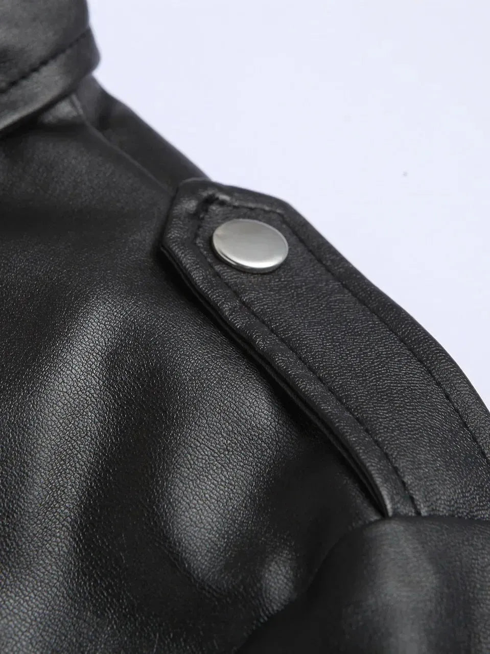 Austin™ | Chaqueta de Cuero Clásica Biker