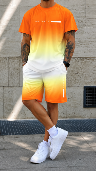 Conjunto con degradado de colores veraniegos