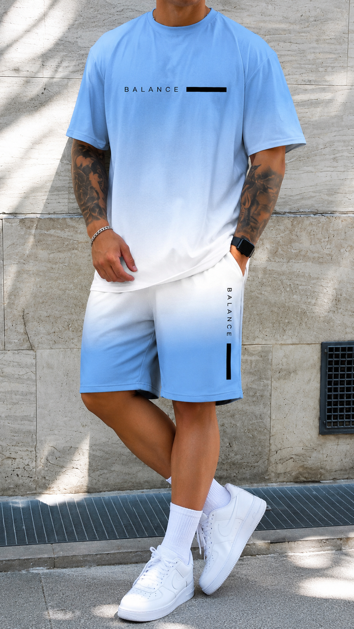 Conjunto con degradado de colores veraniegos
