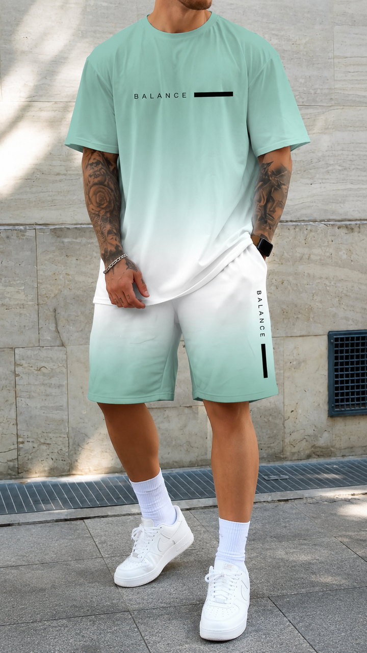 Conjunto con degradado de colores veraniegos
