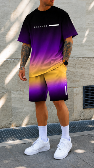 Conjunto con degradado de colores veraniegos
