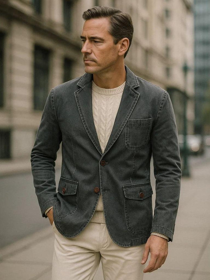 Covenant™ | Blazer de mezclilla