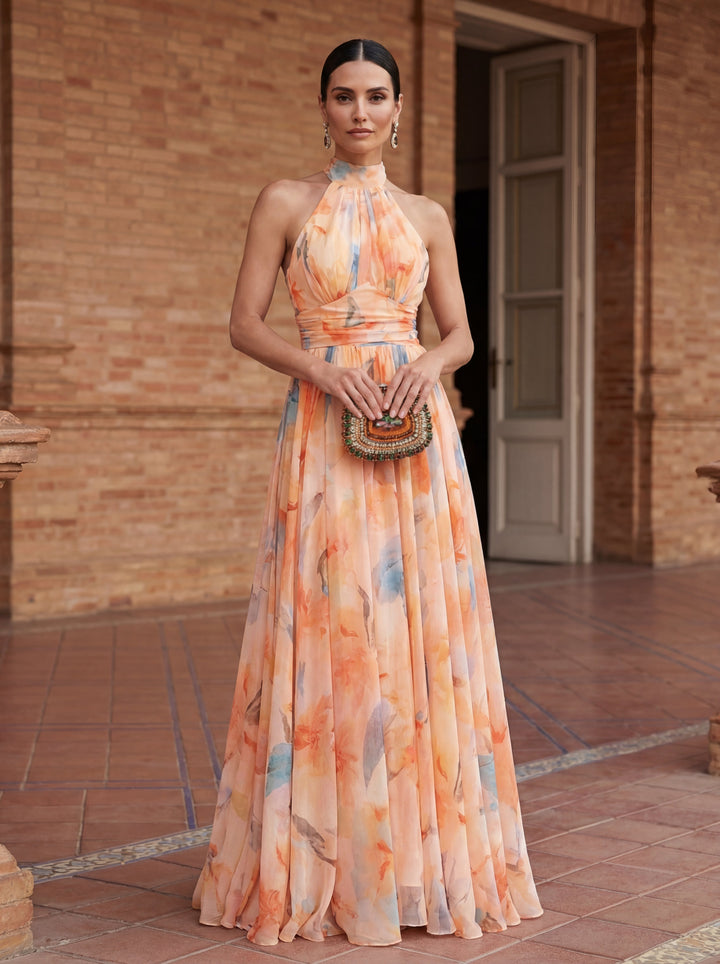 Aurora | Vestido de Cuello Halter