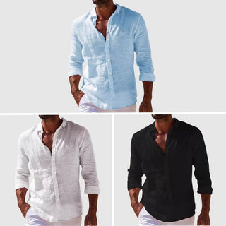 Elegante camisa de lino