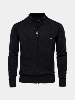 Jacquard™ | Cárdigan de punto con cremallera