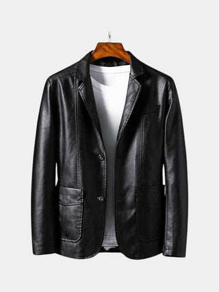 Jonas™ | Chaqueta de cuero color caramelo