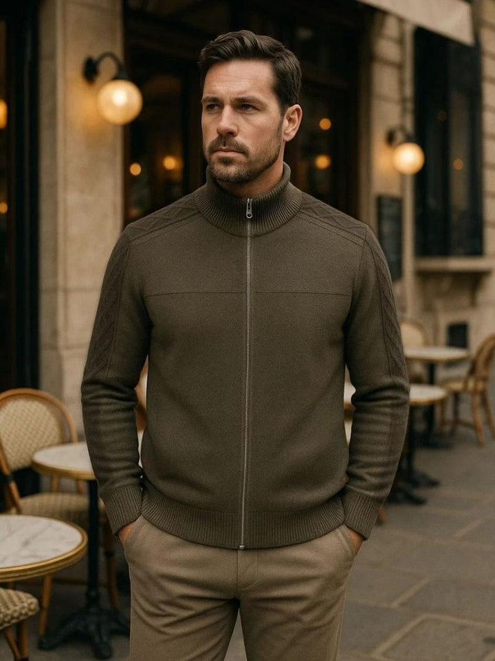 Magnus™ | Sudadera de Cachemira con Cremallera