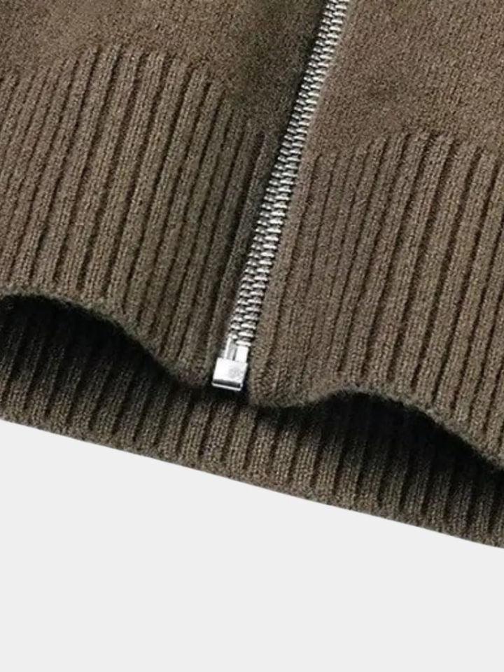 Magnus™ | Sudadera de Cachemira con Cremallera