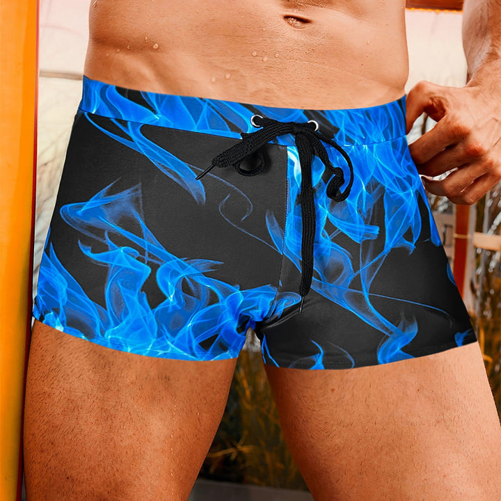 Short de Baño Llama Azul