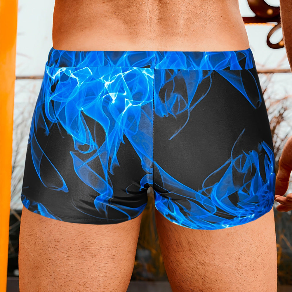 Short de Baño Llama Azul