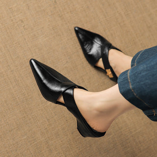 EYLA | Mules de Cuero Genuino