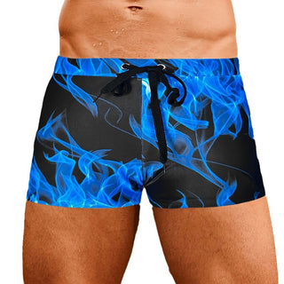Short de Baño Llama Azul