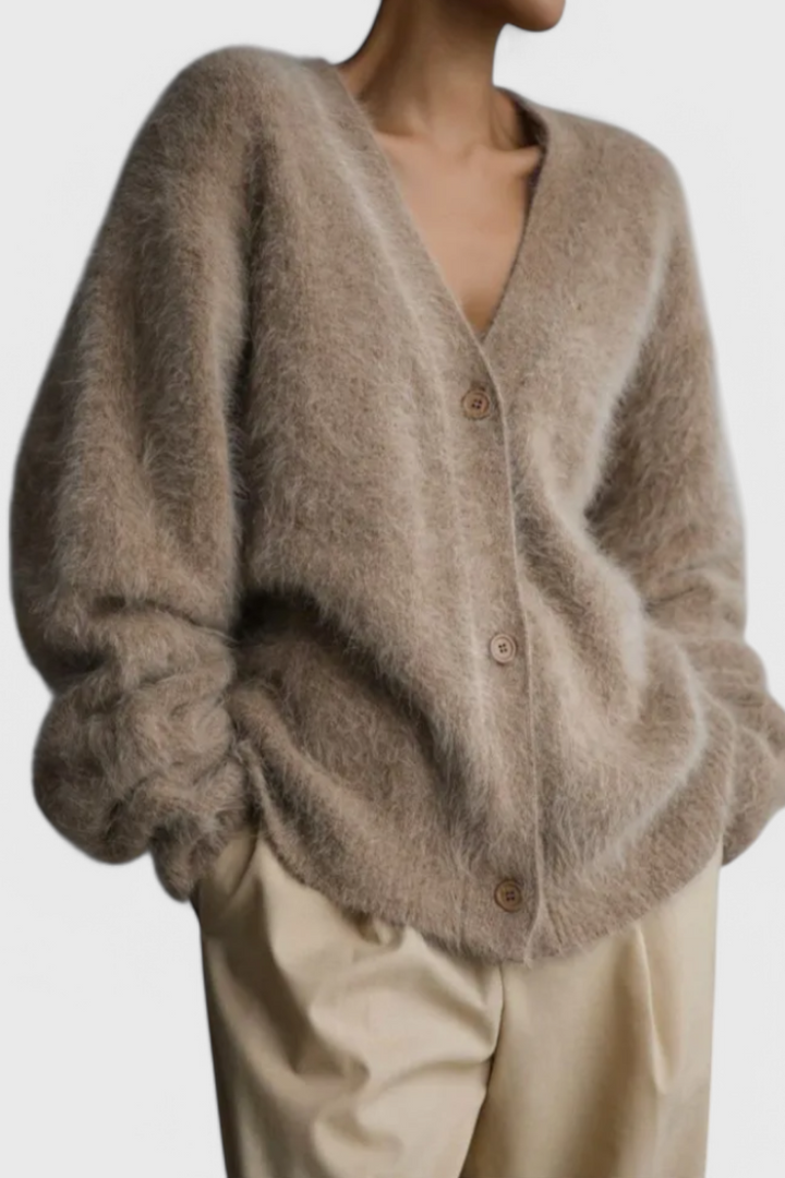 Daniela | Cardigan de Mezcla de Cachemira Suave