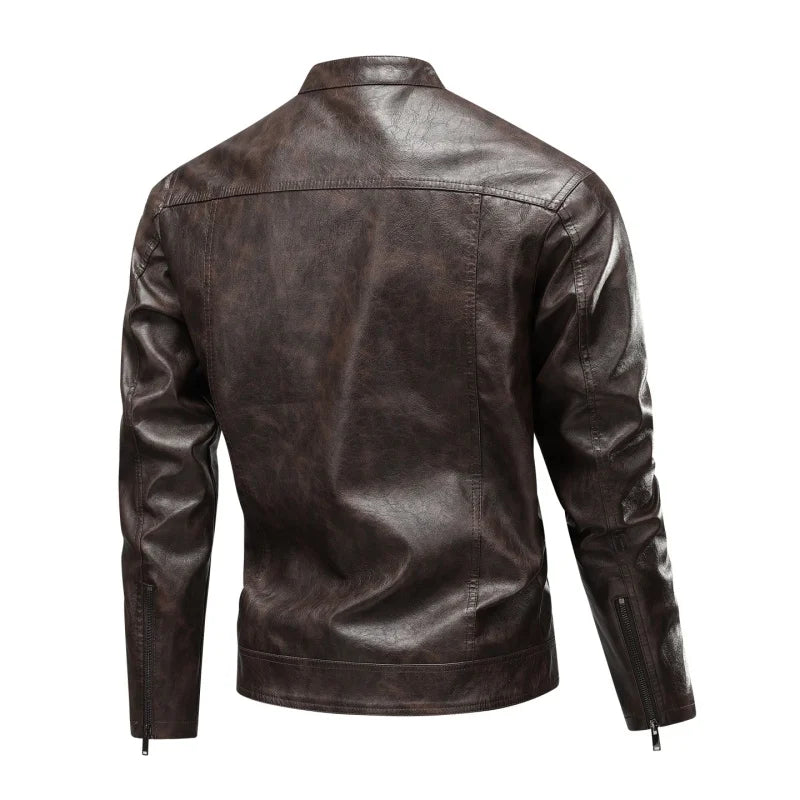 Juan™ | Chaqueta de Cuero Estilo Piloto Americano