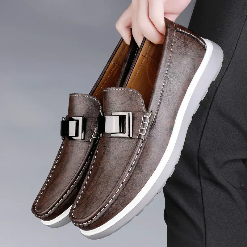 Mocasines de piel de lujo