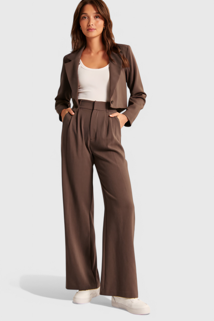 Tinashe Pantalones Tailored de Pierna Ancha