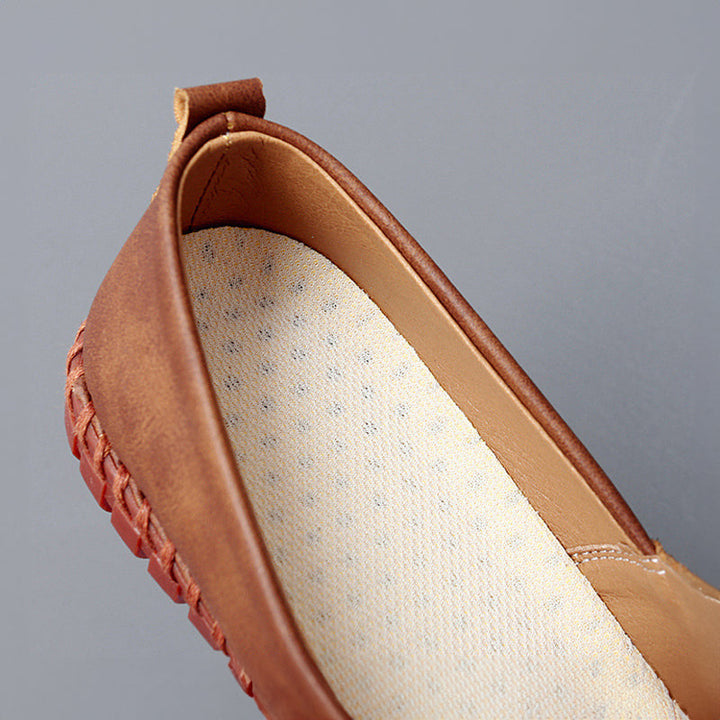 Mocasines de piel Santorini