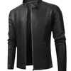 Miguel™ | Chaqueta de cuero elegante estilo hombre motociclista