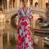 Noelle | Vestido Floral de Primavera con Escote en V