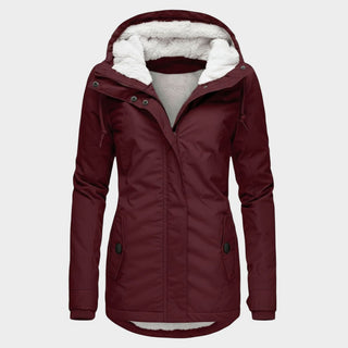 Anna™ | Chaqueta otoñal larga de felpa