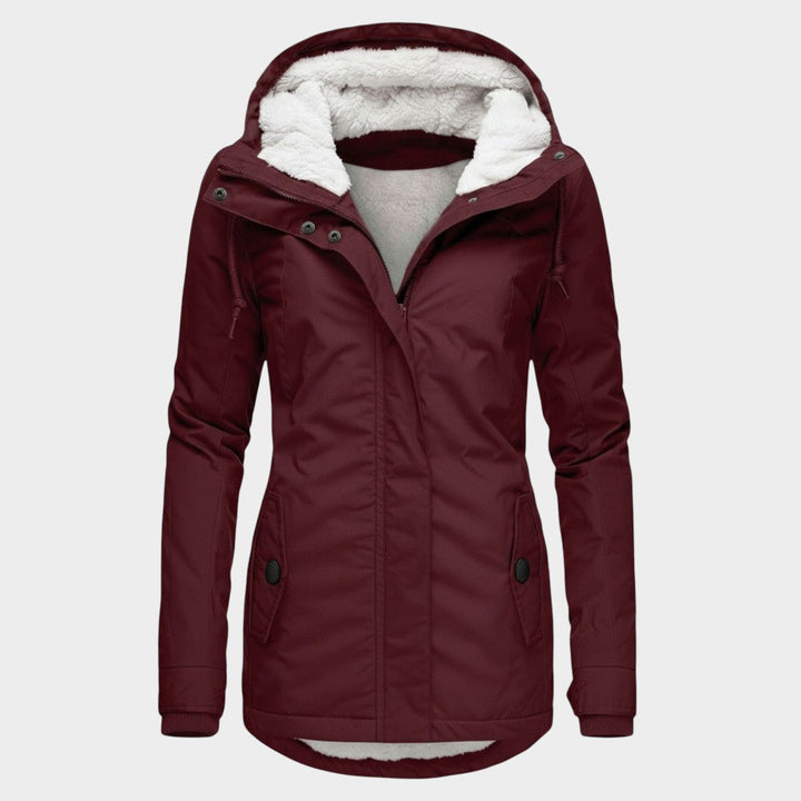 Anna™ | Chaqueta otoñal larga de felpa