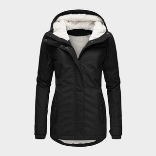 Anna™ | Chaqueta otoñal larga de felpa