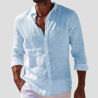 Elegante camisa de lino