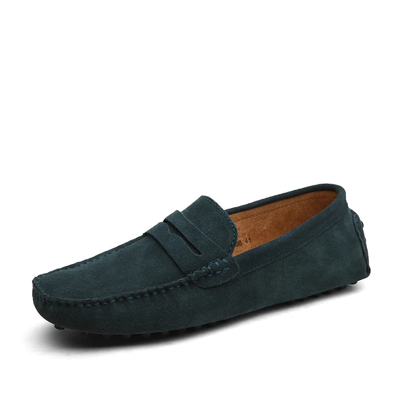 Mocasines casuales de ante