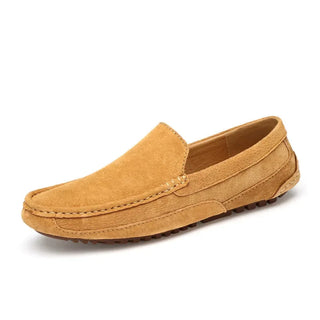 Mocasines elegantes de ante de primera calidad