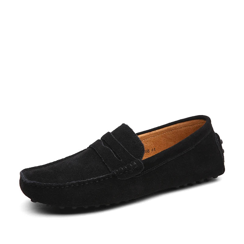 Mocasines casuales de ante