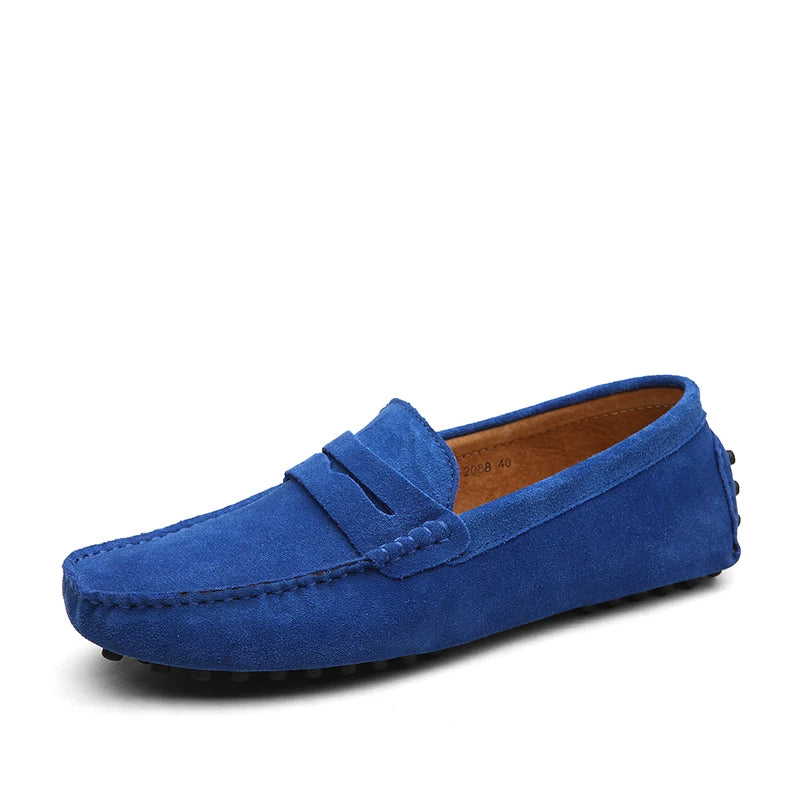 Mocasines casuales de ante