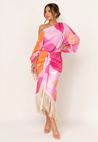 Rosa - Conjunto de Falda Valencia Drift