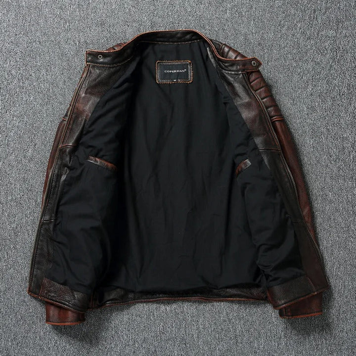 Hugo™ | Chaqueta de cuero vintage