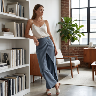 AMOR | Pantalones Casual Cortos Verde Ejército
