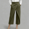 AMOR | Pantalones Casual Cortos Verde Ejército